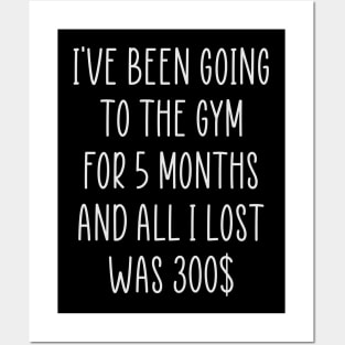 Funny Diet Sarcasm Weightloss Fasting Gym Workout Fitness Posters and Art